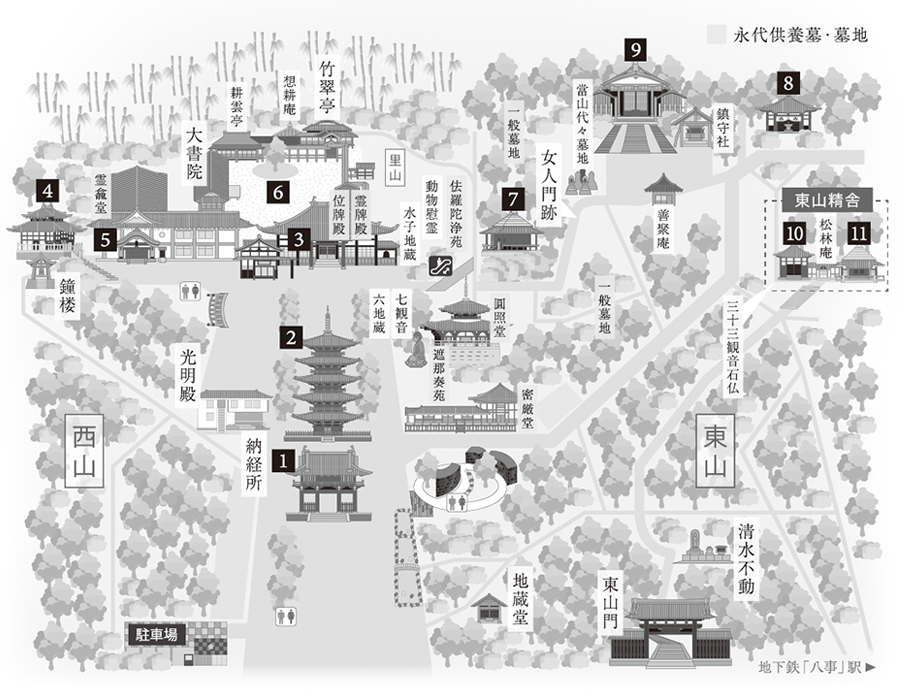境内案内地図
