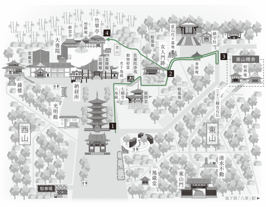 境内案内地図 文化に出逢う